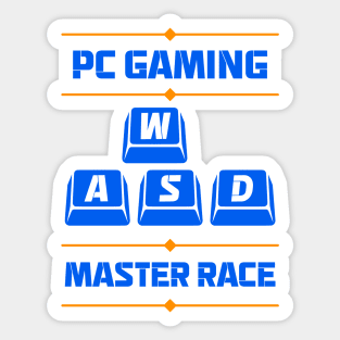 WASD - PC Gaming Master Race (v3) Sticker